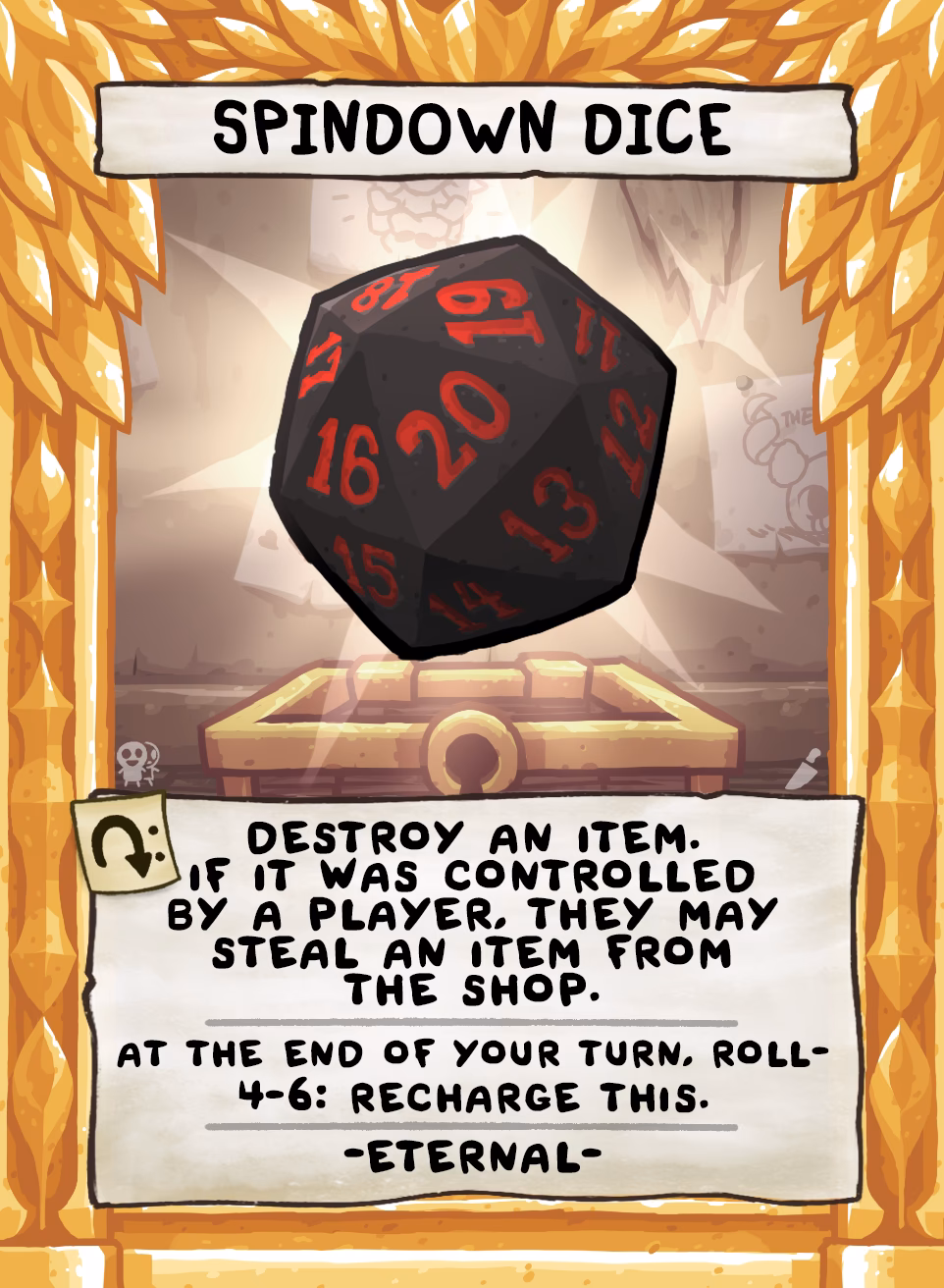Why is spindown dice so rare?