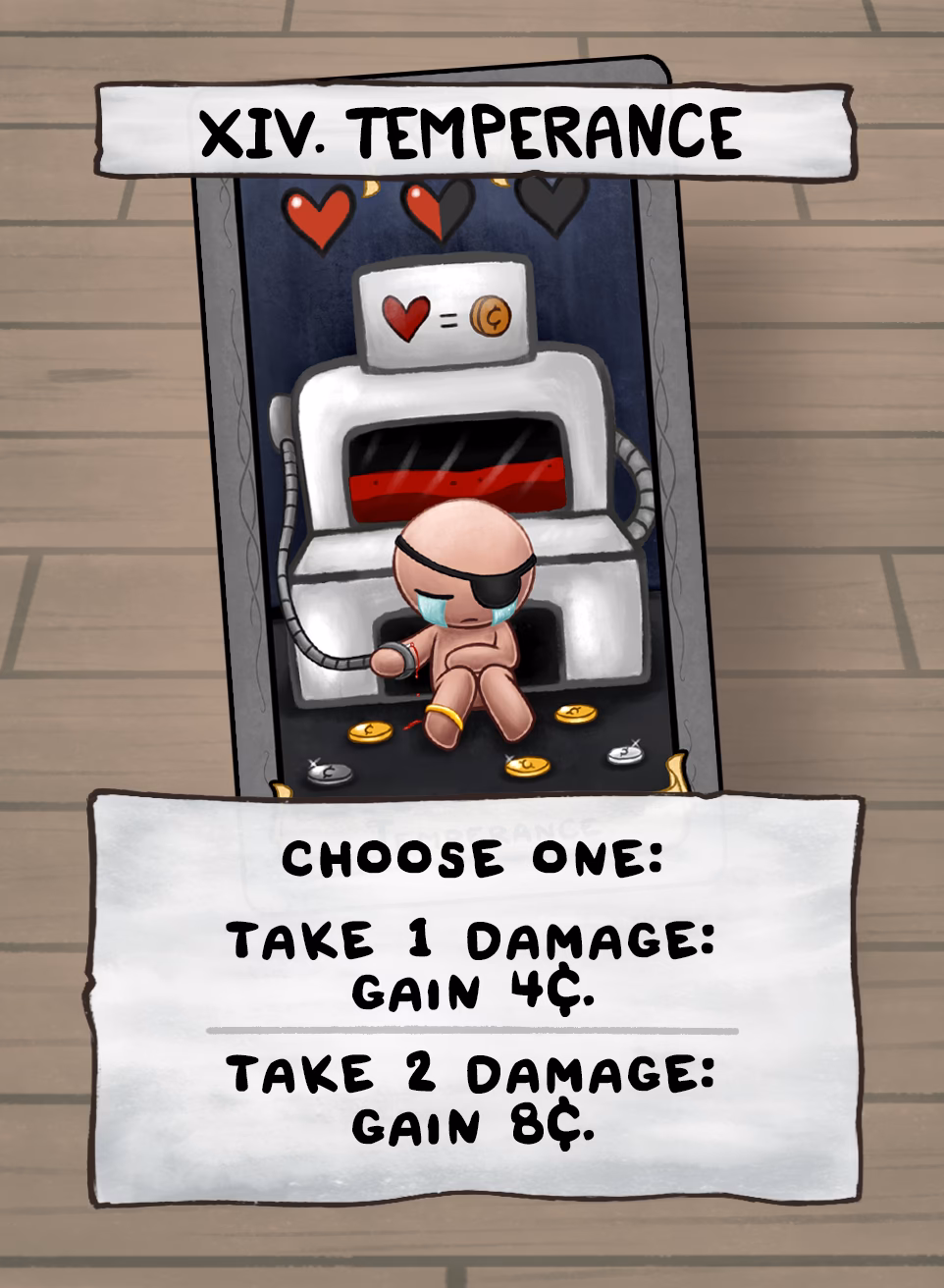 What is XIV - temperance in the binding of Isaac?