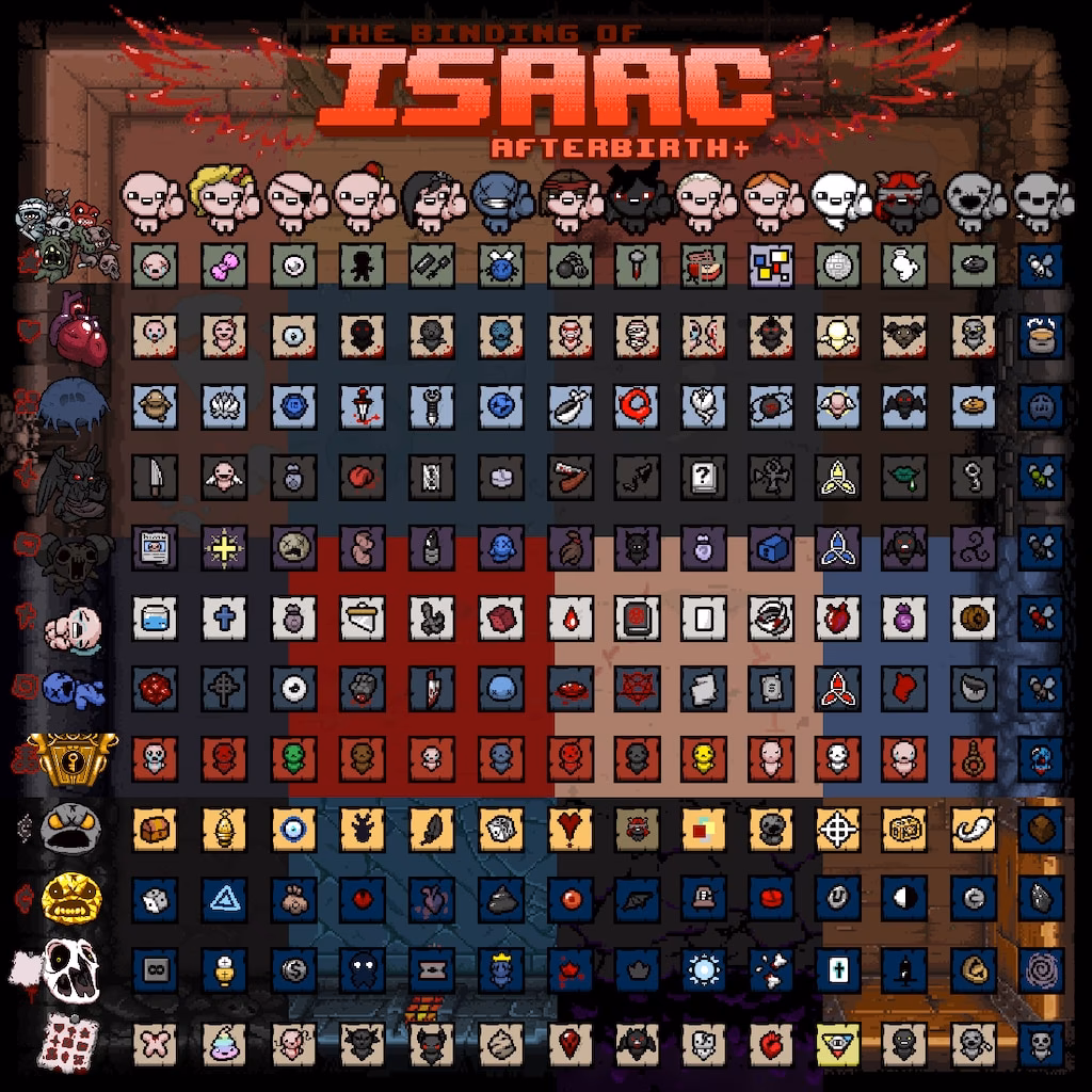 What can you unlock in the binding of Isaac Rebirth?
