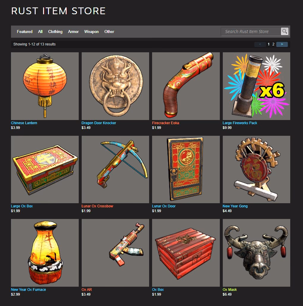 How can I obtain Rust items?