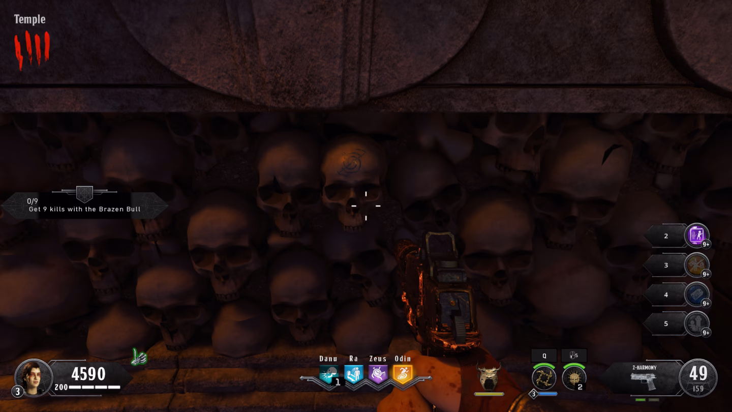 Where can I find a skull in the PAP room?