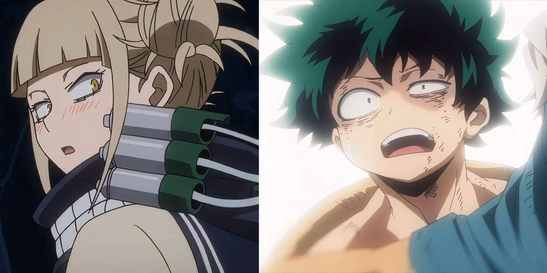 What happens after Himiko toga gets rejected by Izuku and ochako?