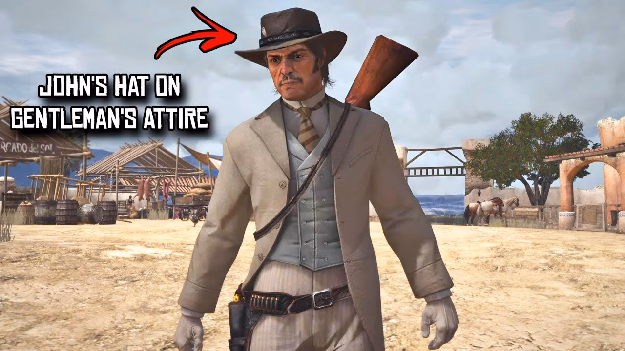 What does Marston wear?