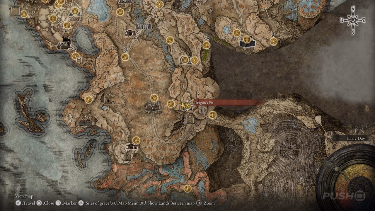 Where is the jagged peak in Elden Ring?