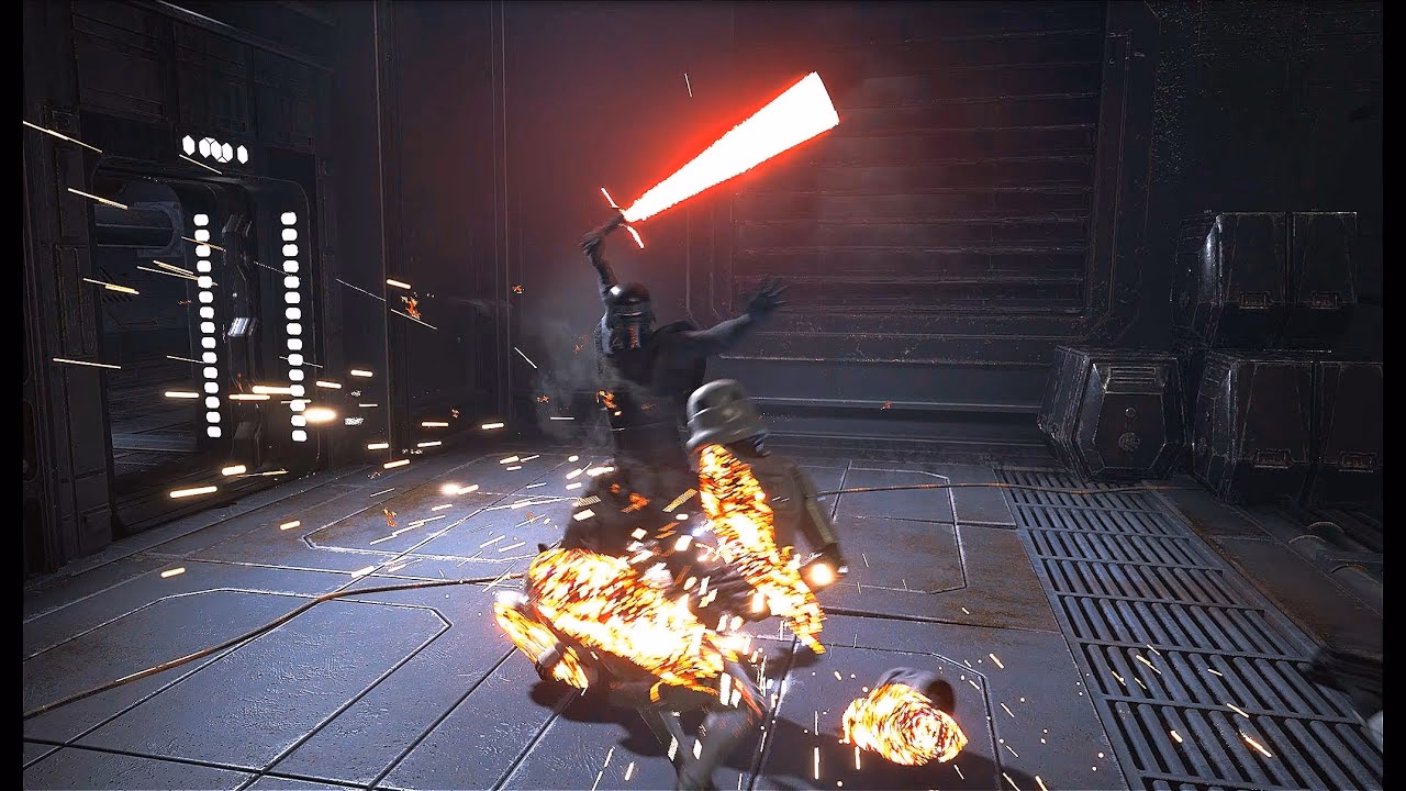 How do I make a realistic lightsaber combat simulation in Jedi Academy?