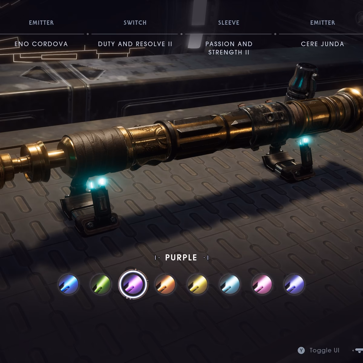 Can you make a Sci-Fi Sword in Jedi Fallen Order?