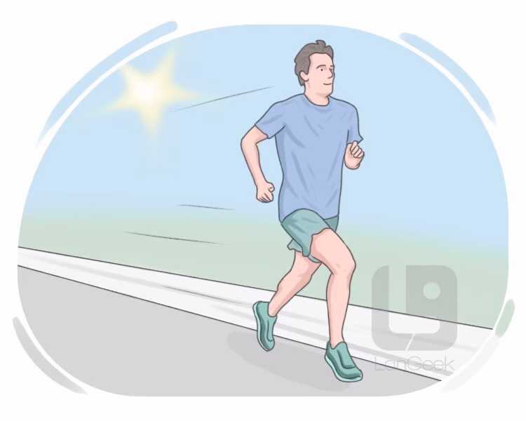 What is a synonym for Jog?