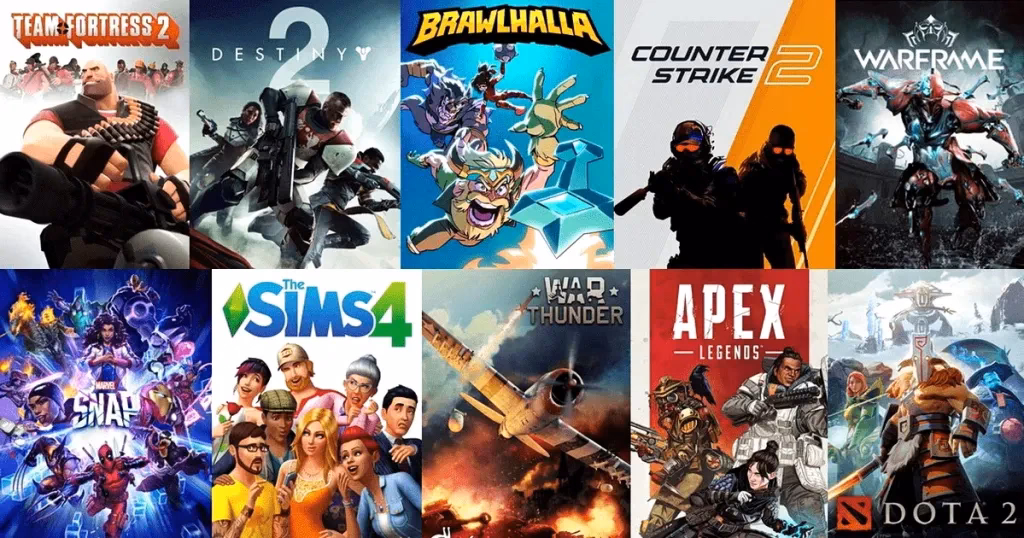 Quais são os jogos grátis do Steam?