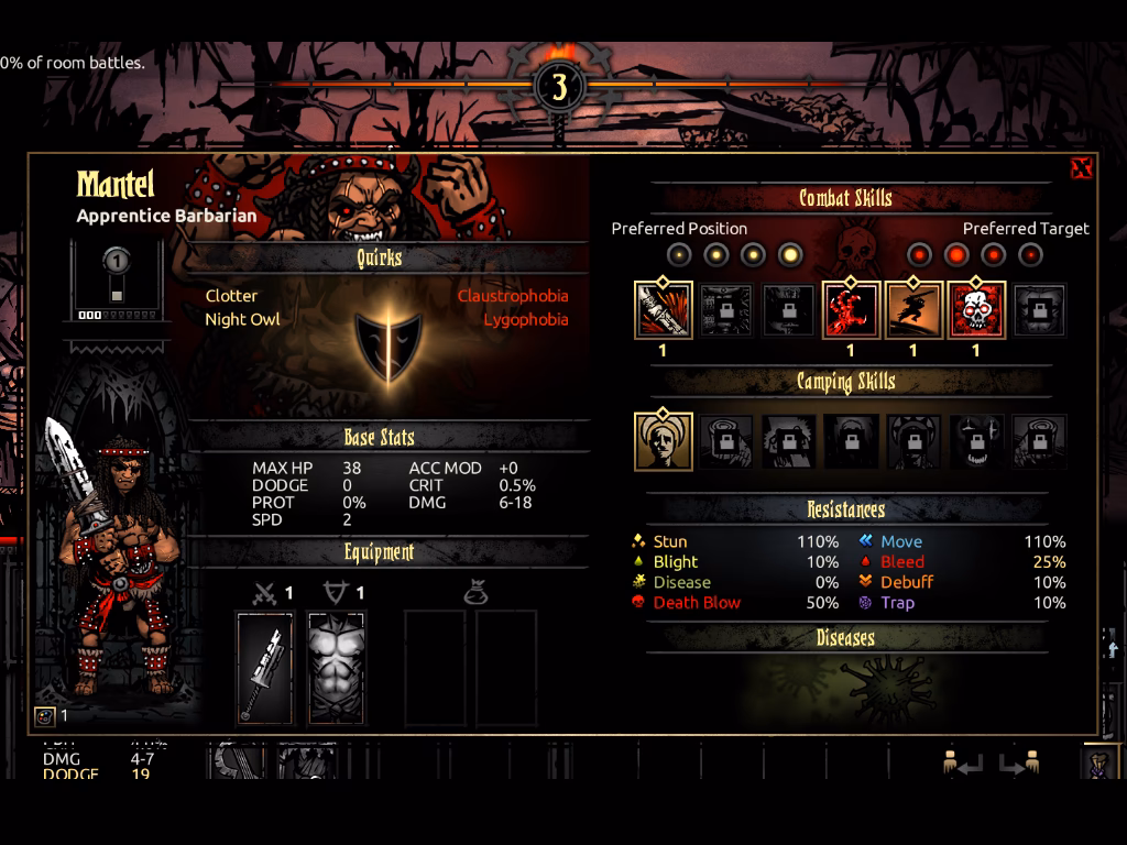 Where can I find portraits in Darkest Dungeon?