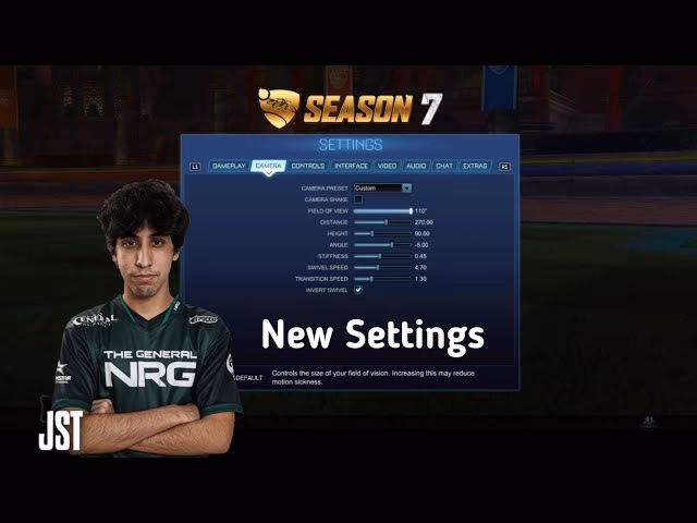 Why should you use Justin camera settings in Rocket League?