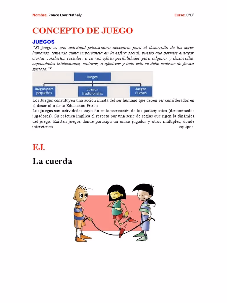 ¿Qué es el juego y cuáles son sus características?