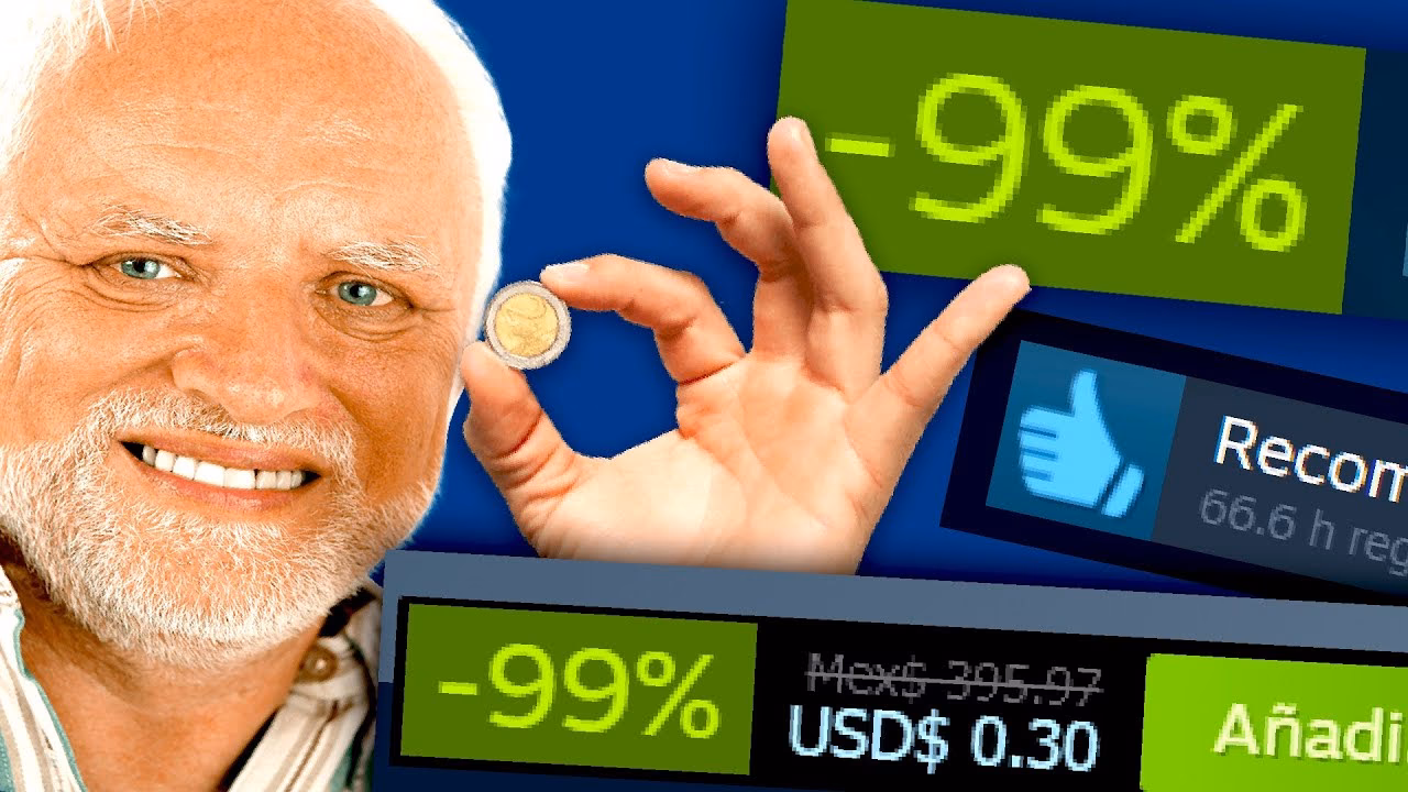 ¿Cuáles son los juegos más baratos de Steam?