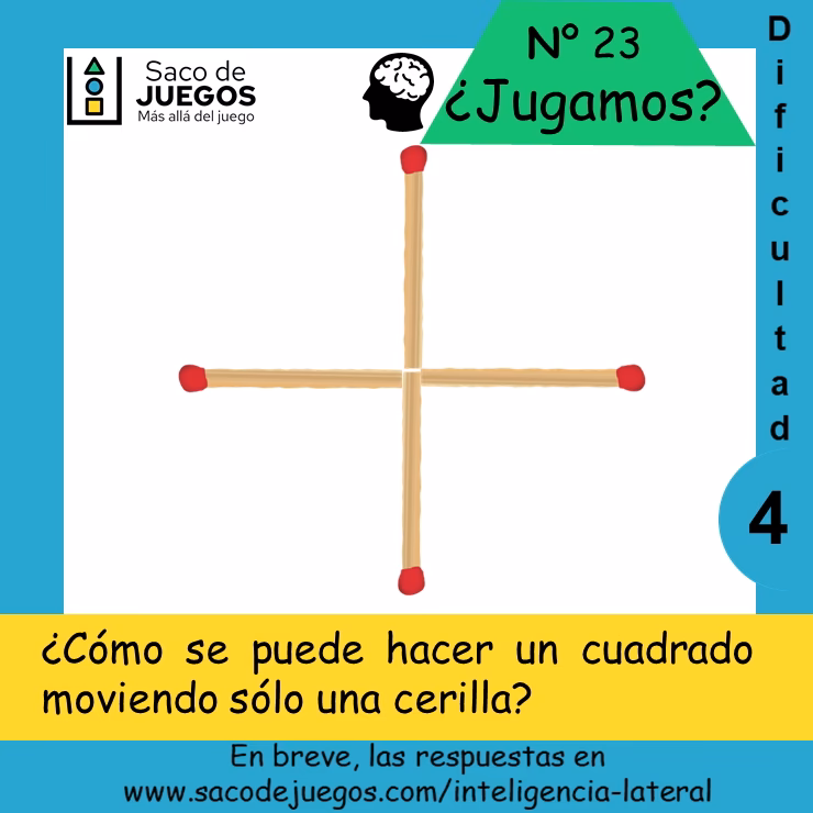 ¿Qué tipo de juegos de pensar involucran problemas lógicos?