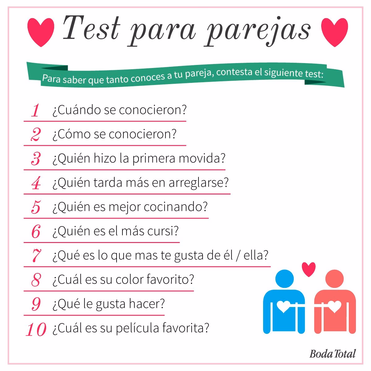 ¿Cuáles son las reglas del juego para parejas?