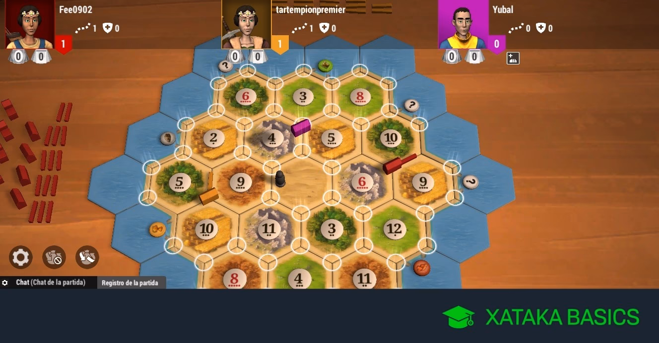 ¿Cómo se inicia un juego en Catan Universe?
