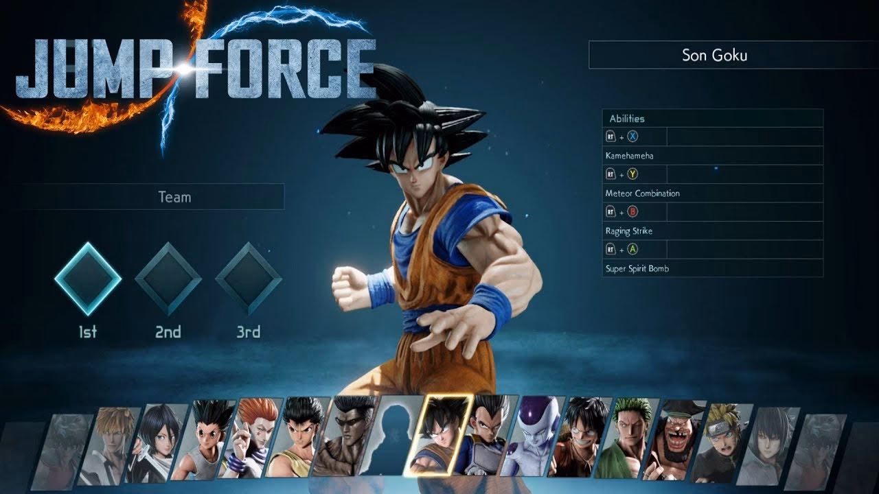 Who is the average character in Jump Force?