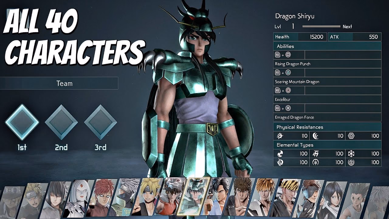 Who are the new characters added to Jump Force?