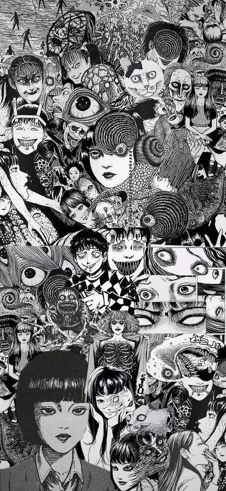 What size is Junji Ito Uzumaki wallpaper?