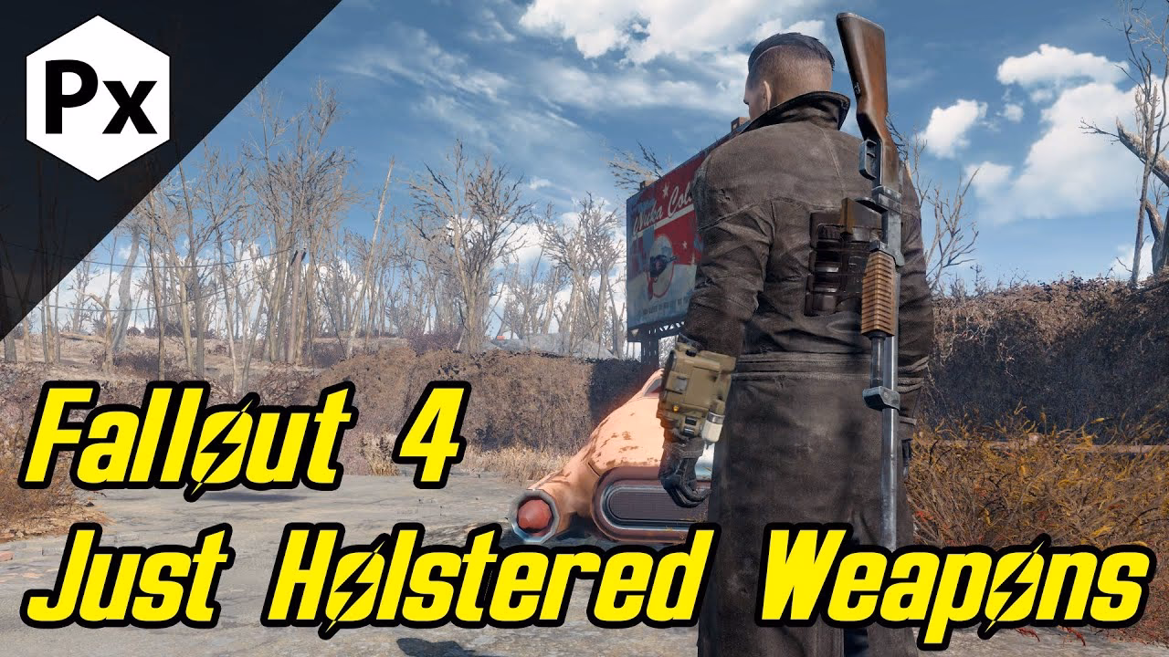 Is there a mod for holstered weapons?