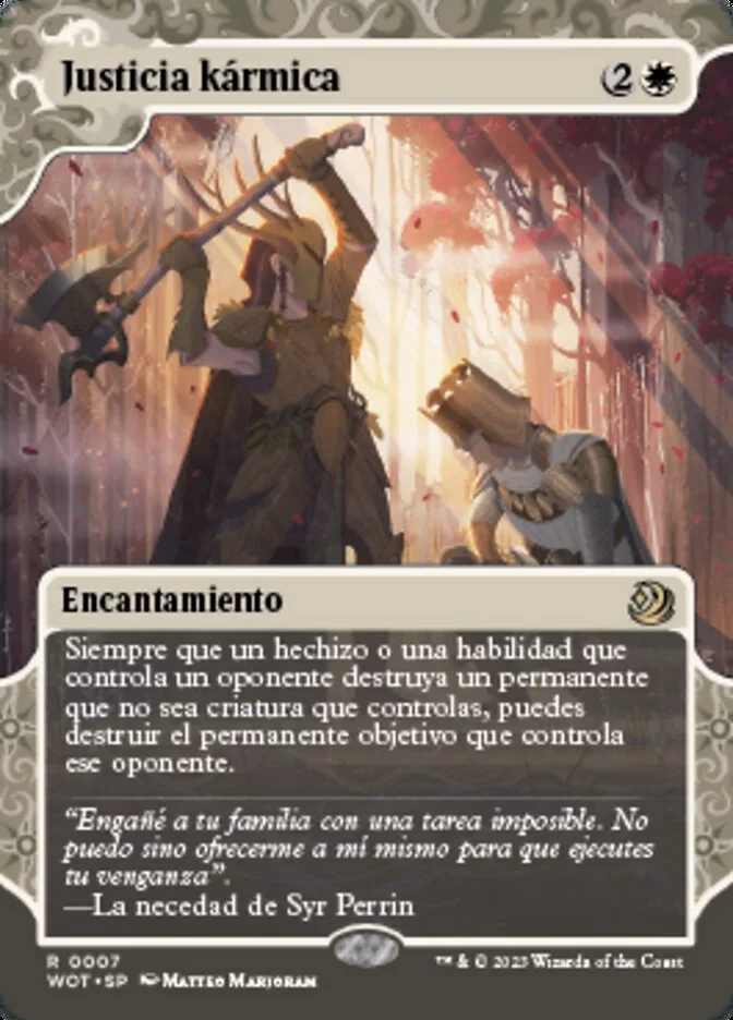 ¿Qué es la justicia kármica?