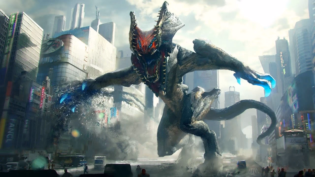 ¿Quién arroja edificios sobre el kaiju?