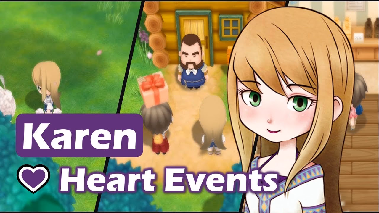 What time does Karen work at the supermarket?