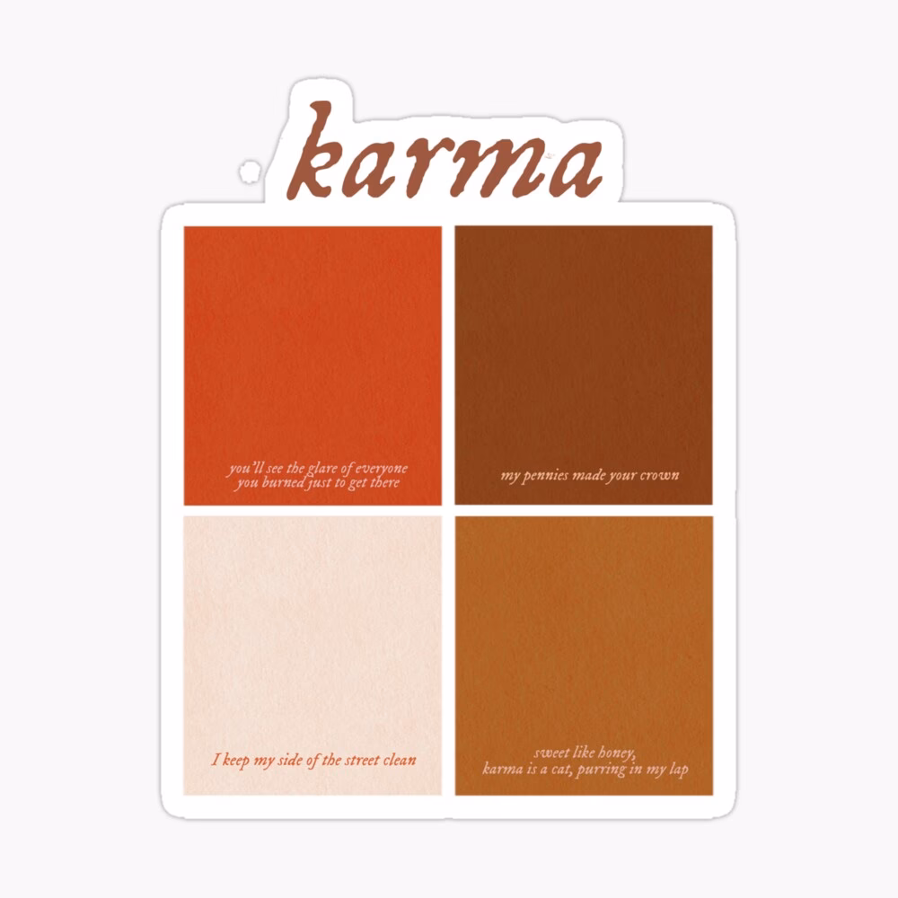 What does Karma's skin look like?