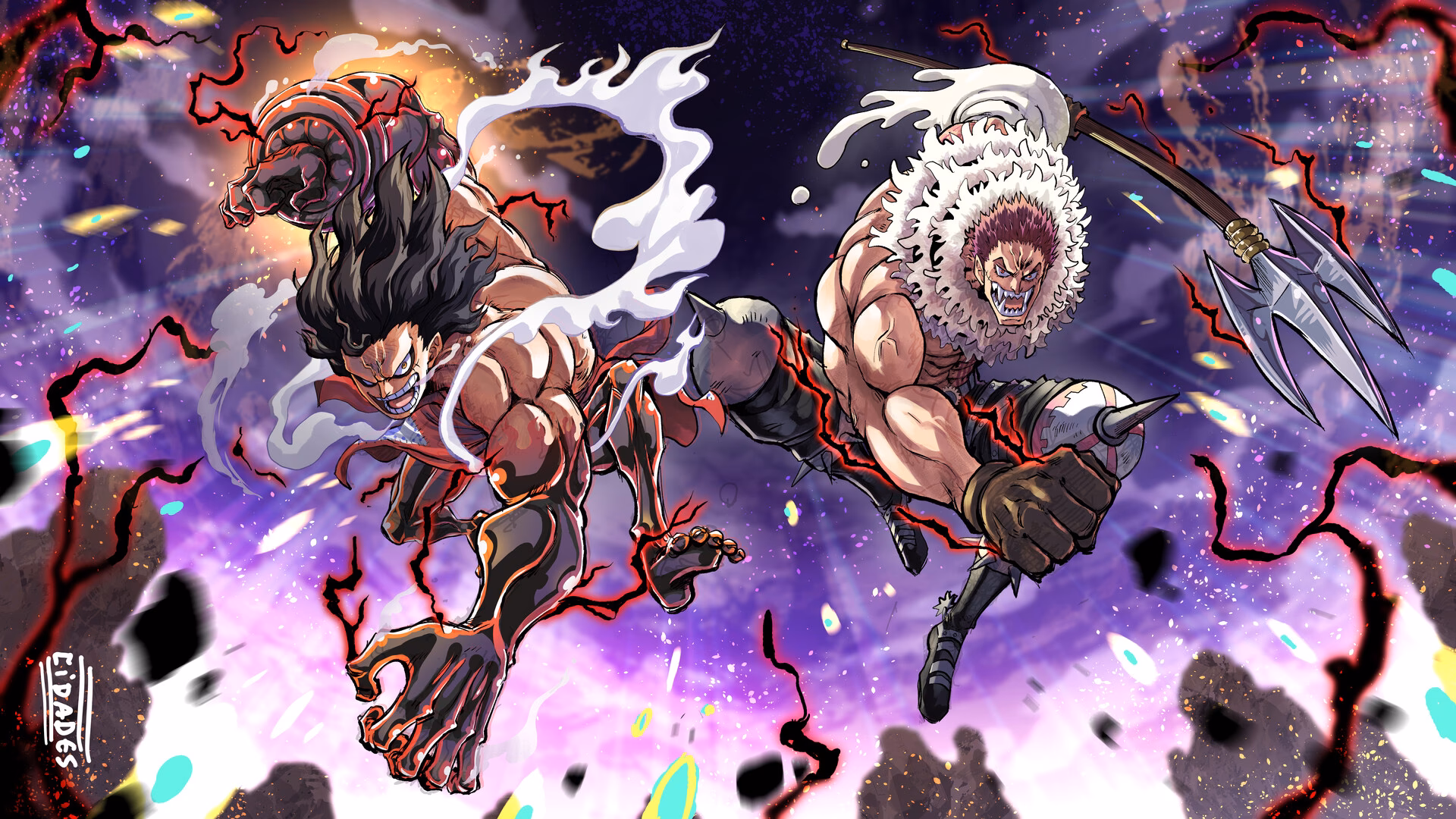 Who is katakuri vs Luffy in gear 4?