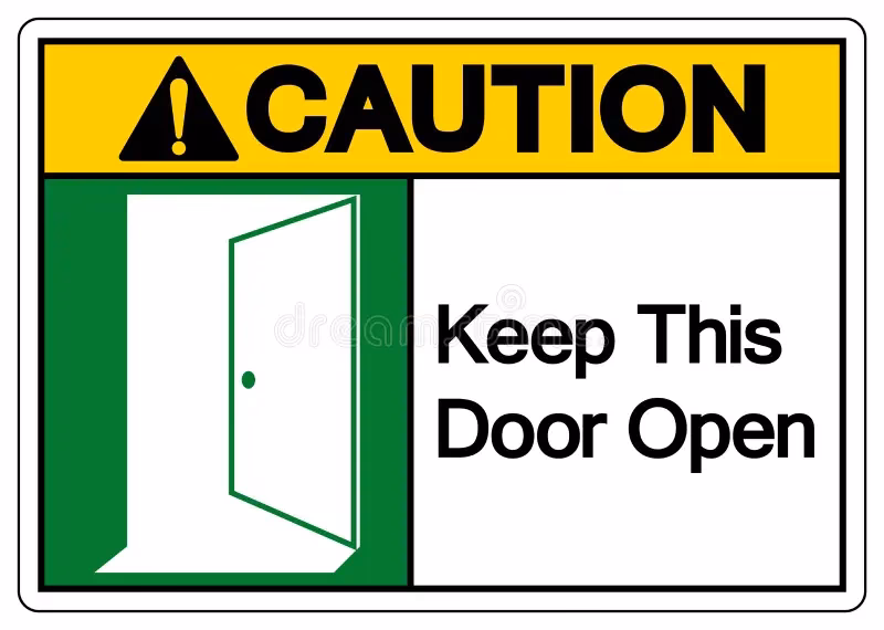 How do you stop a door from opening too far?
