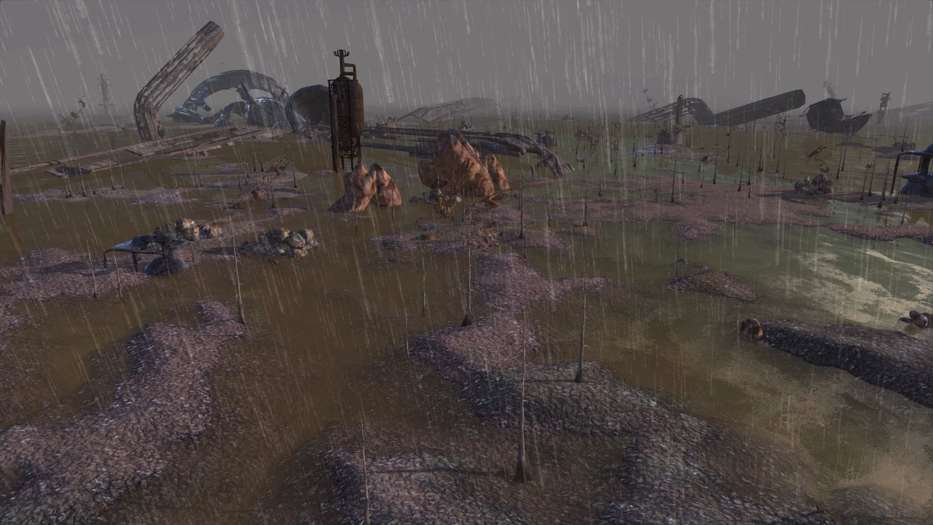 What is Floodland ruins?