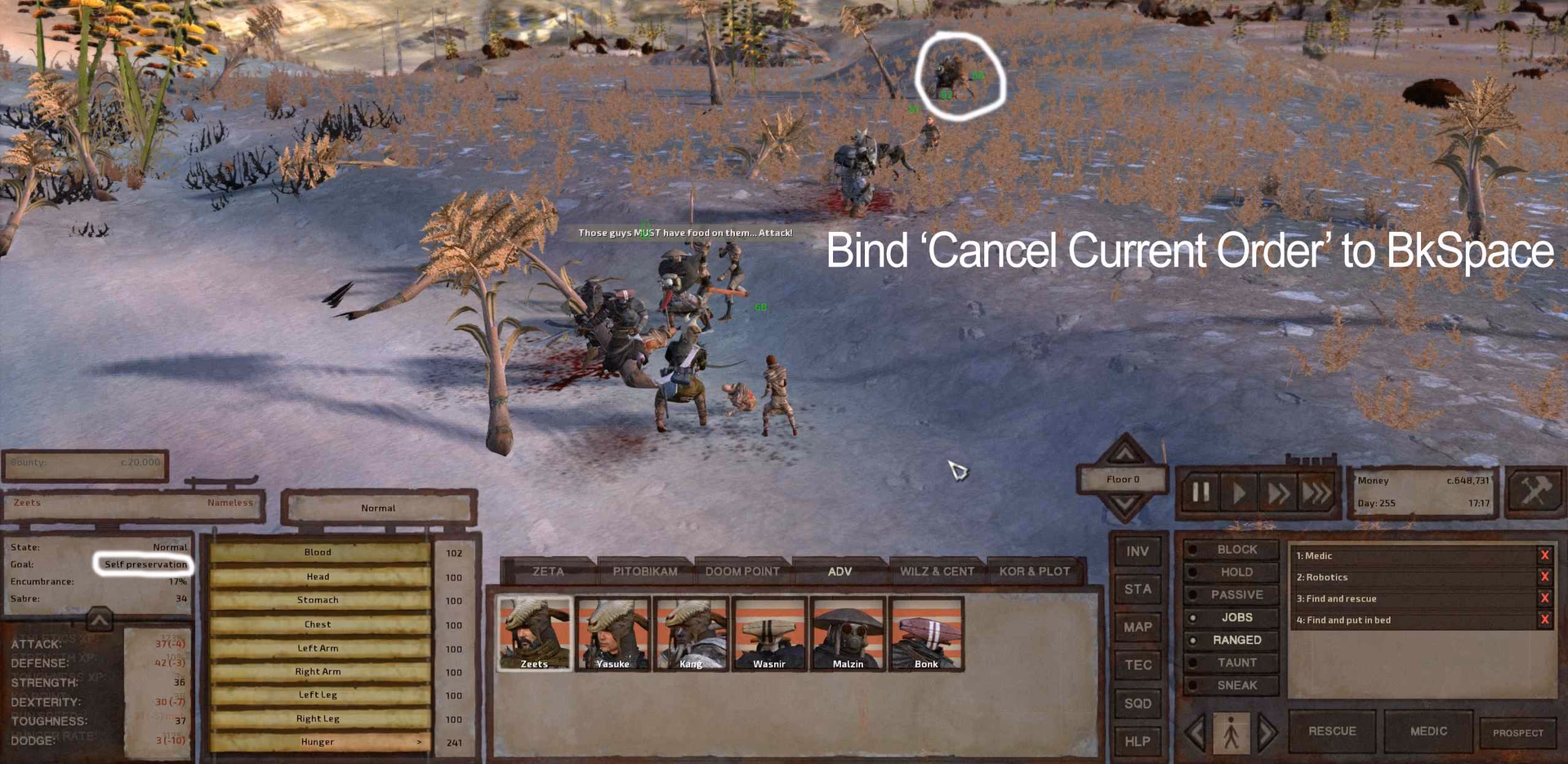 Is there a micro-management in Kenshi?