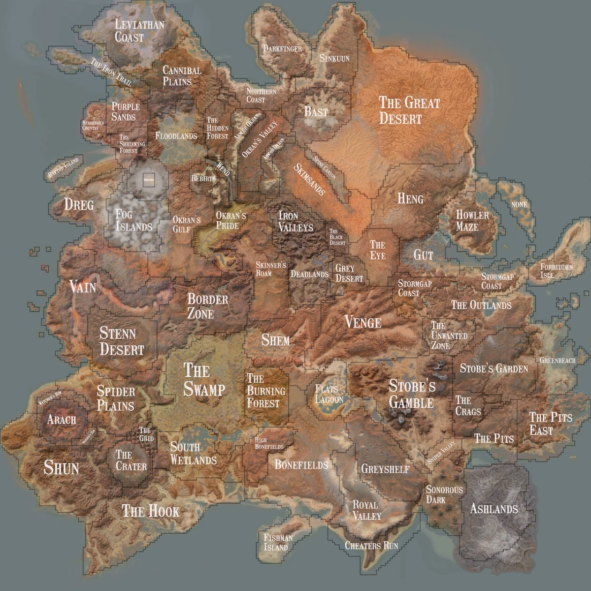 What is a map in Kenshi?