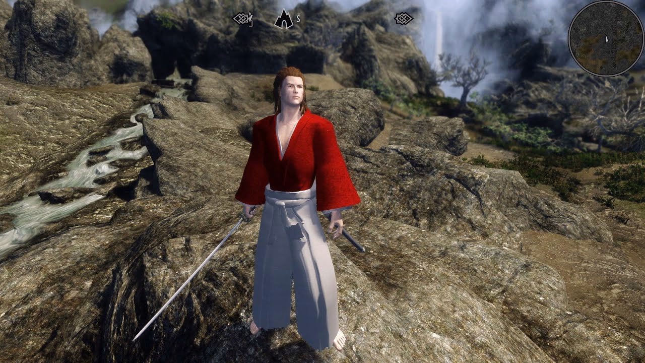 Is there a mod for Skyrim samurai armor & kimonos?
