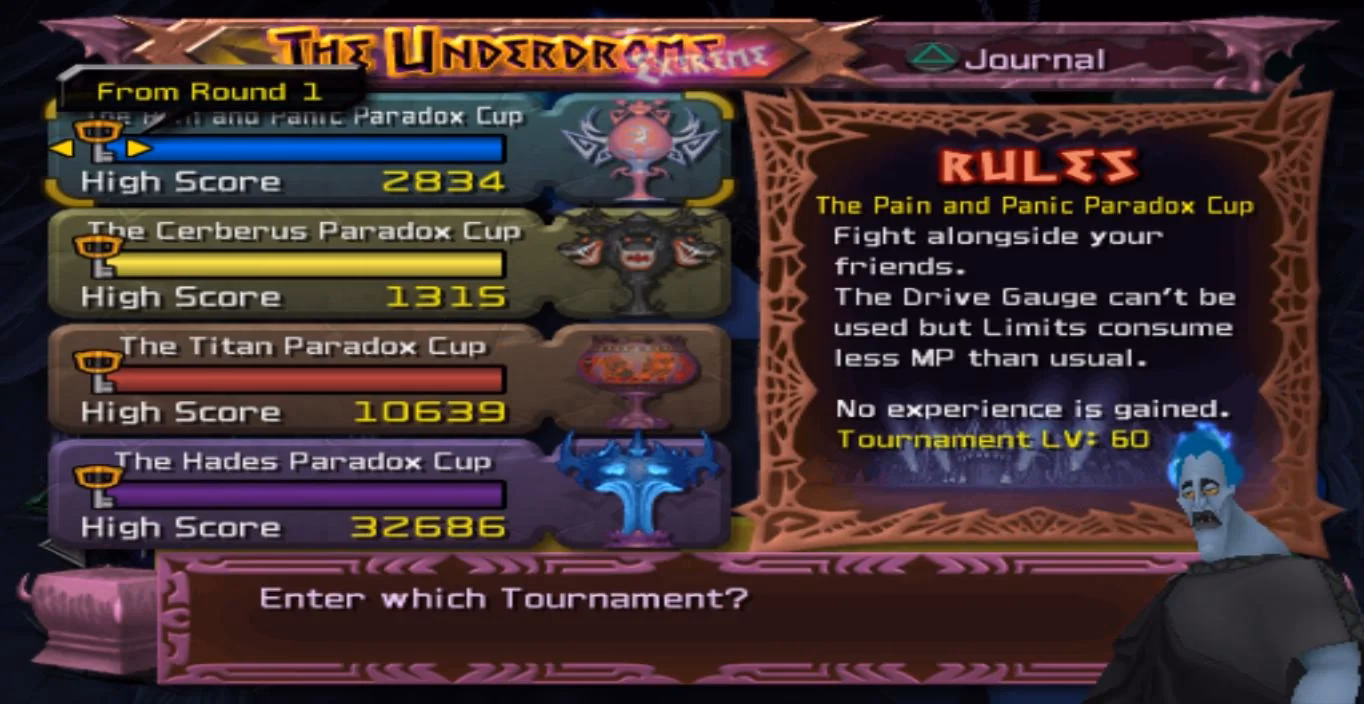 What is the Phil Cup in Kingdom Hearts final mix?