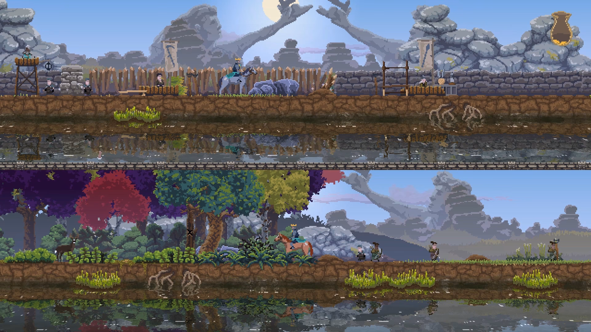 ¿Qué es Kingdom Two Crowns?