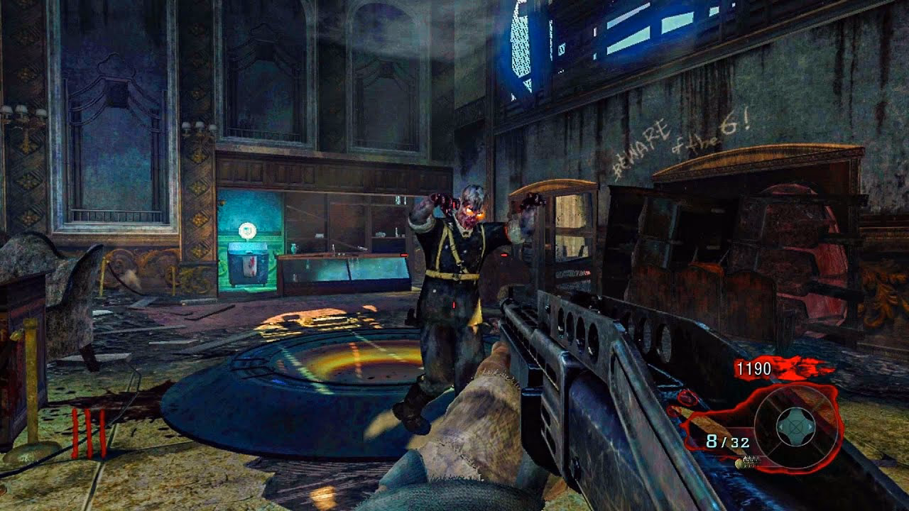 How do crawler zombies work in Kino Der Toten?