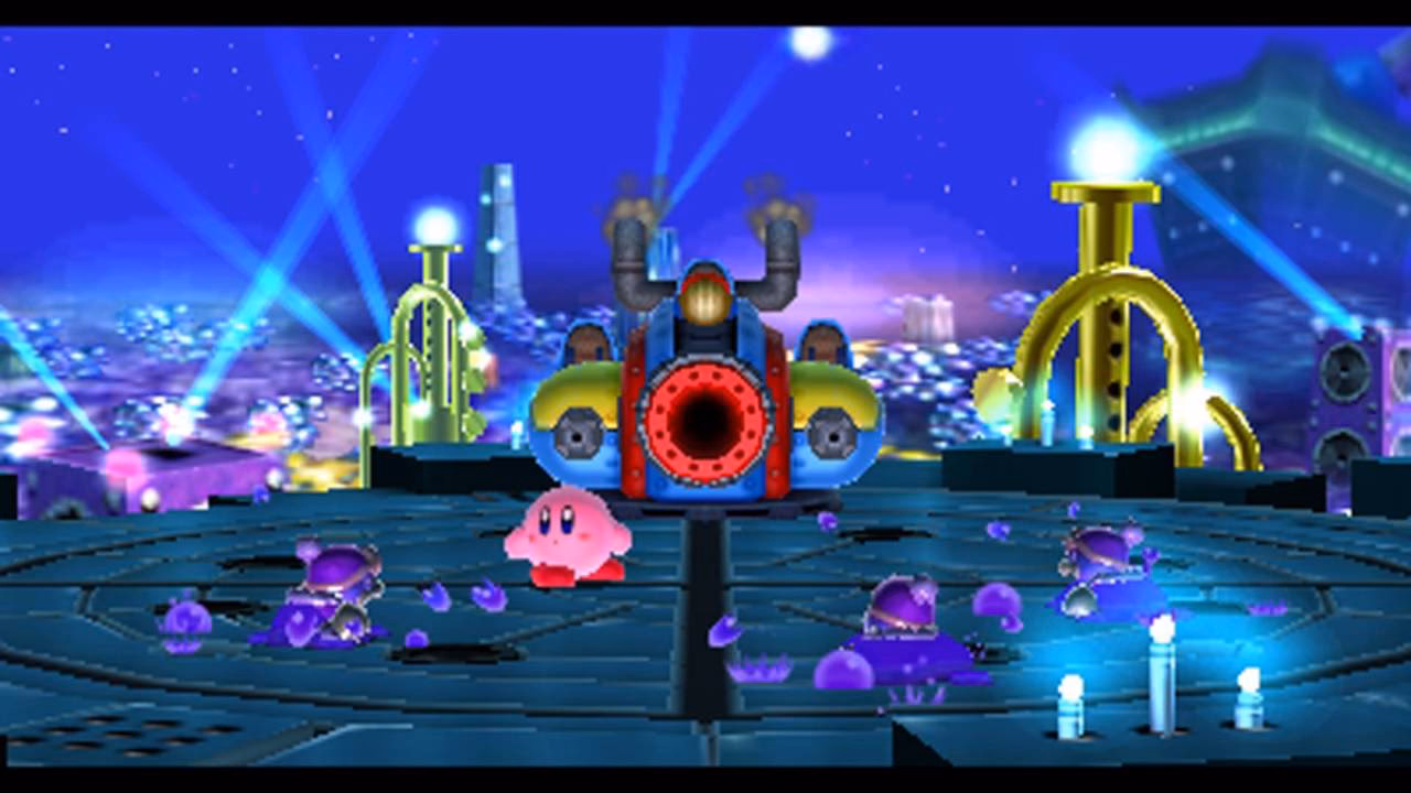 How does the Dedede clone attack Kirby?