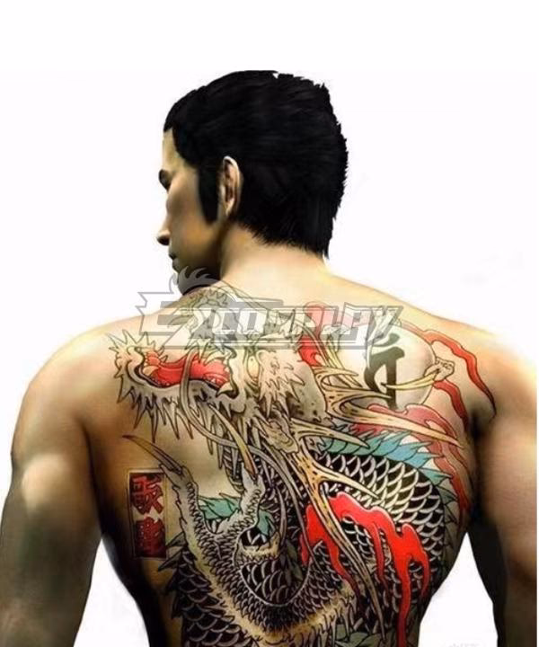 Does Kazuma Kiryu have a dragon tattoo?