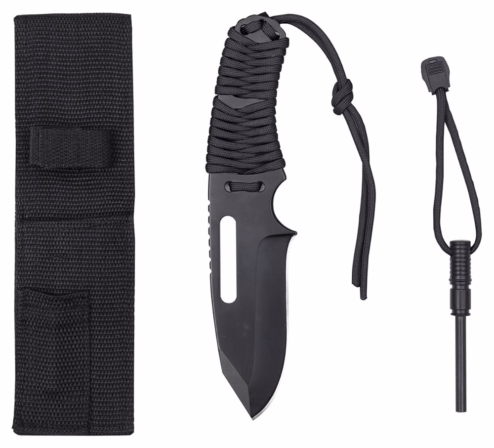 What is a 550 paracord knife wrap?