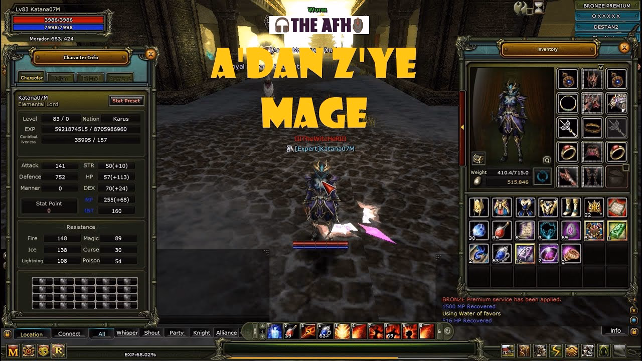 How do you use a mage build?