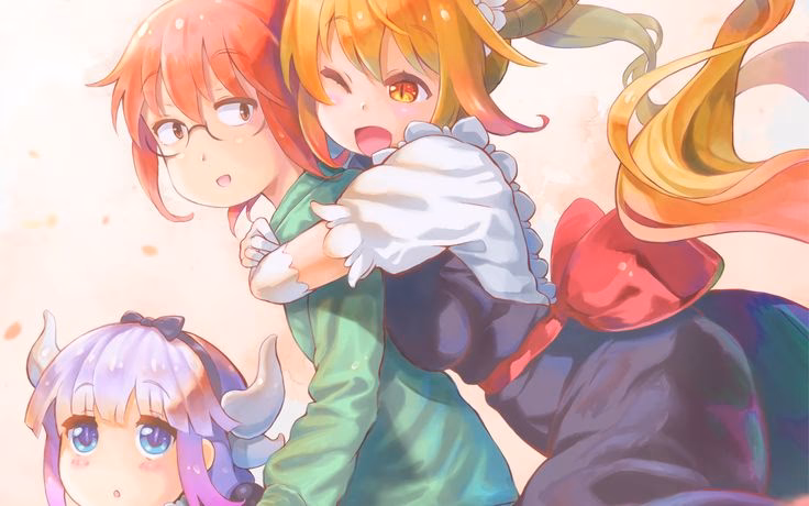 What resolution is Miss Kobayashi's Dragon Maid?