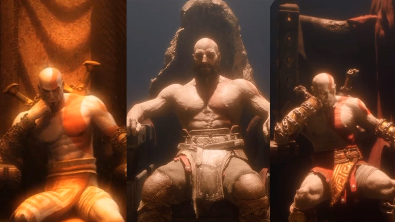 Why did Kratos take the new throne?