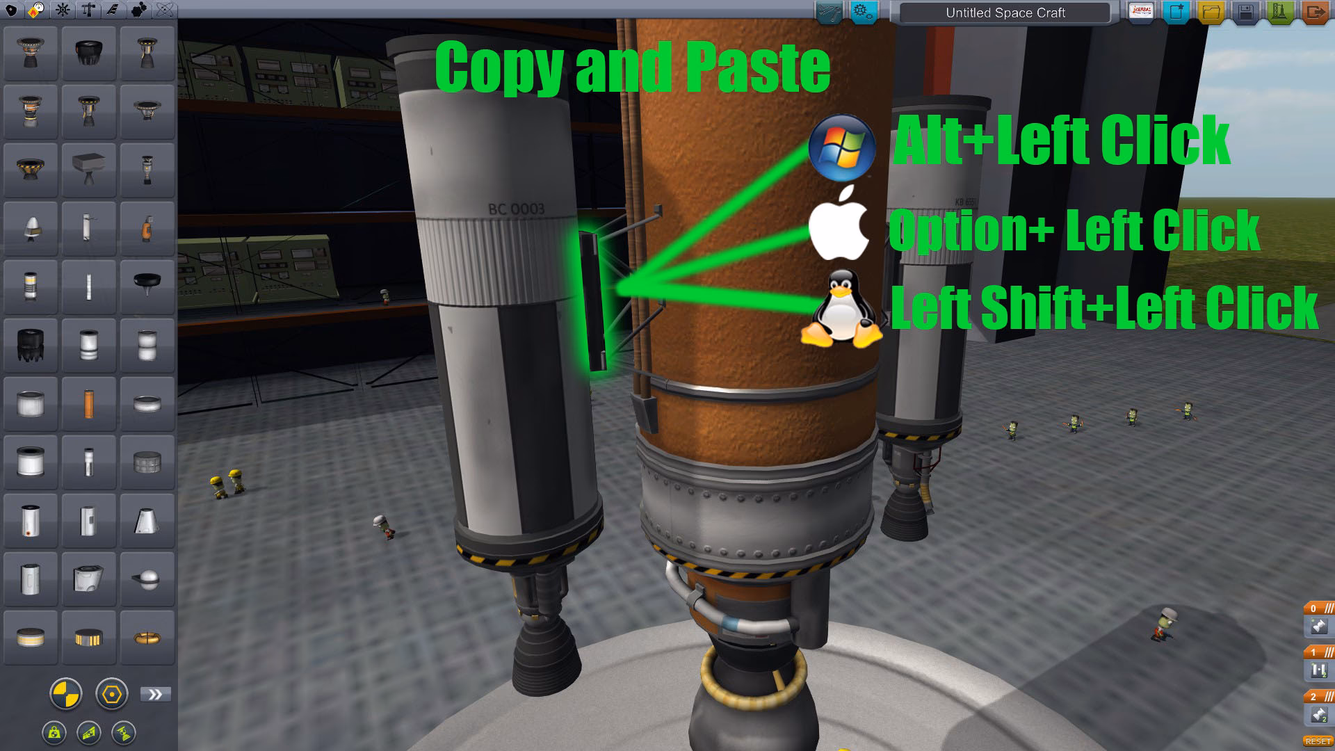How do I copy a part?