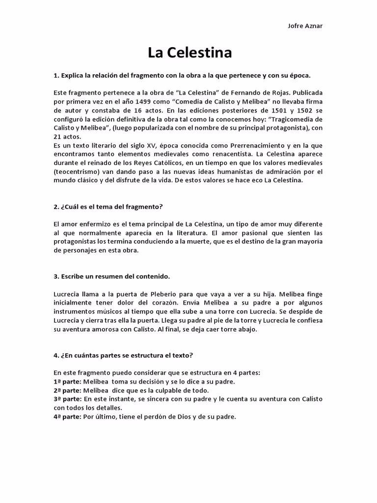 ¿Qué dice la Biblia sobre la Celestina?