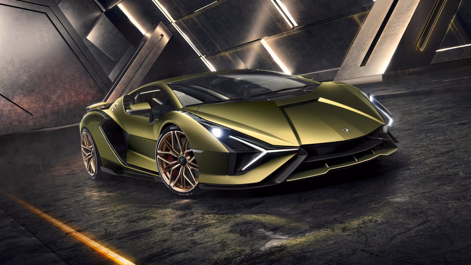 How many Lamborghini background images are there?