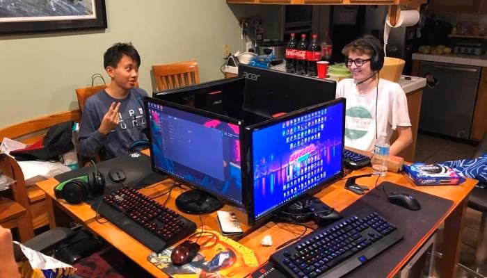 What is a LAN party?