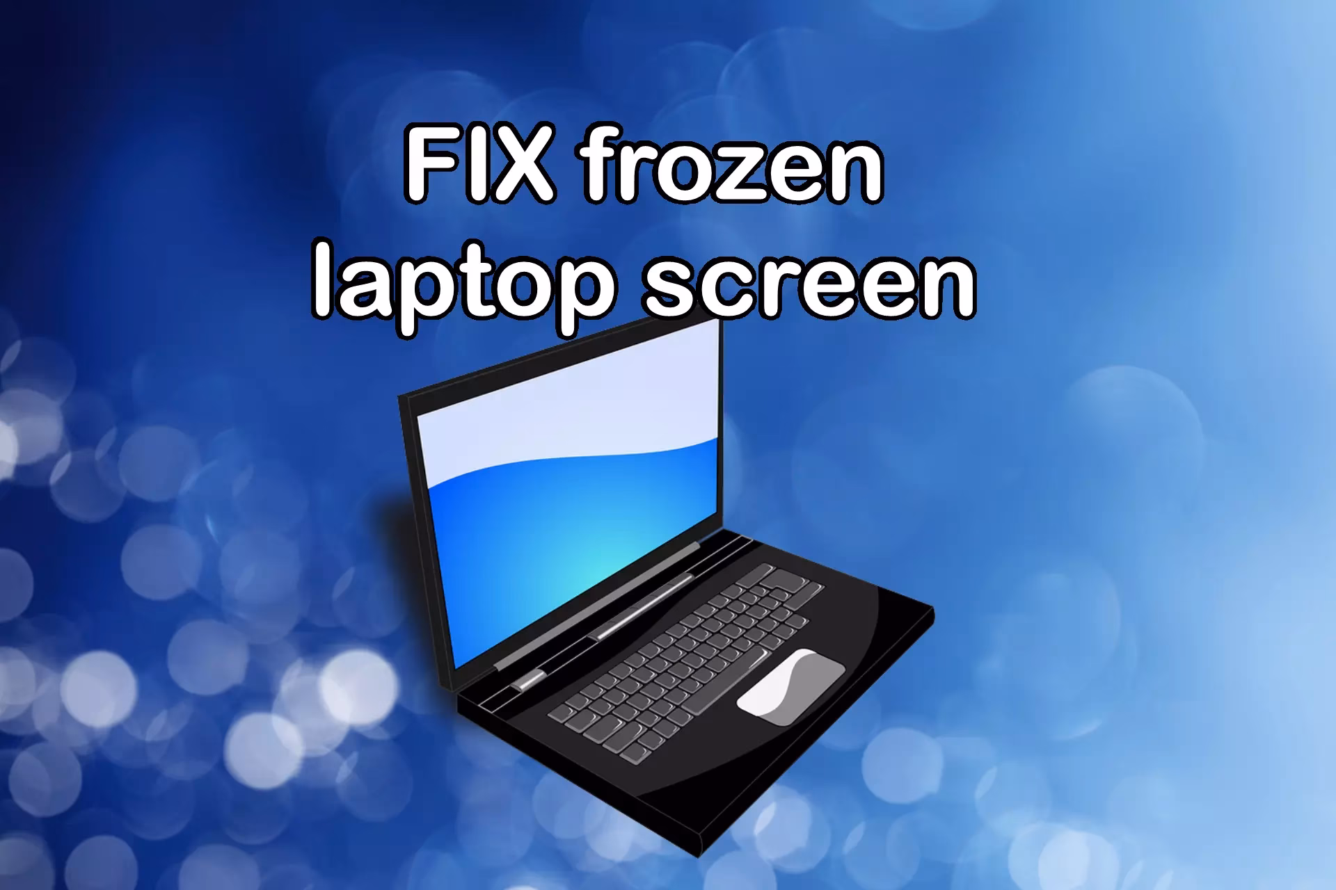 How do I Reboot my Computer if my laptop is frozen?