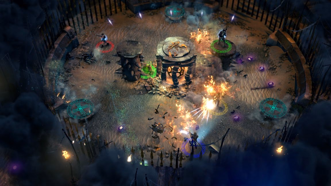 What type of combat does Lara Croft and the Temple of Osiris feature?