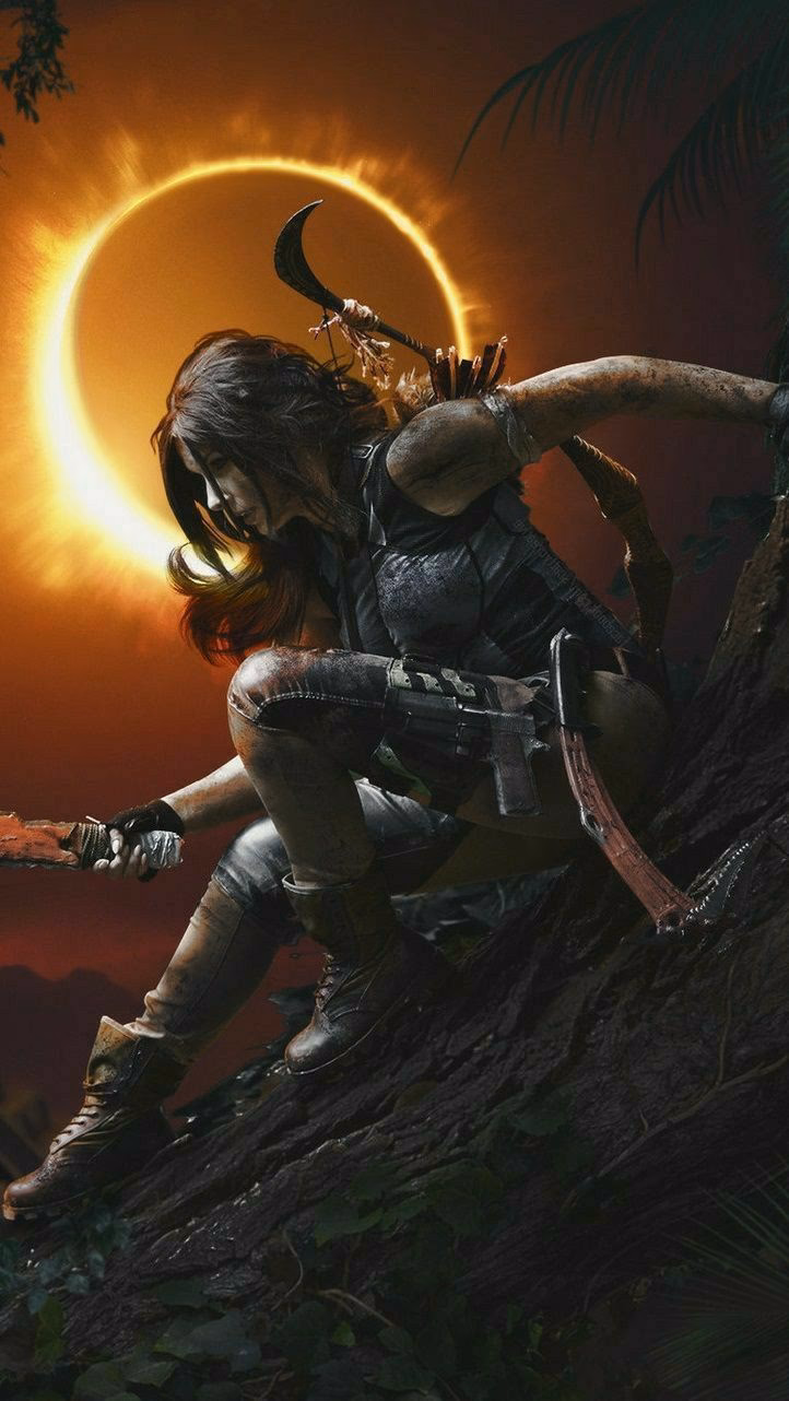 How many Lara Croft desktop wallpapers are there?