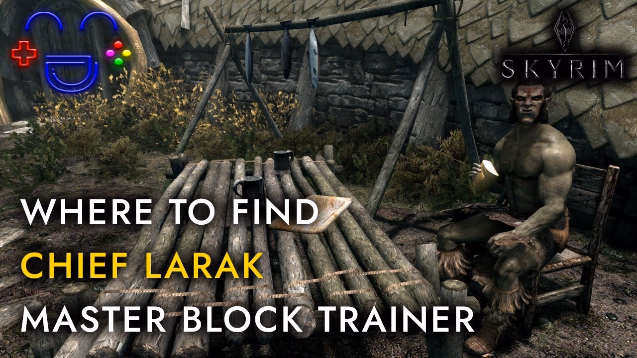 Where does chief Larak teach master-level block?